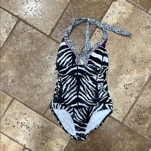 NWOT Zebra Print Kids Swimwear